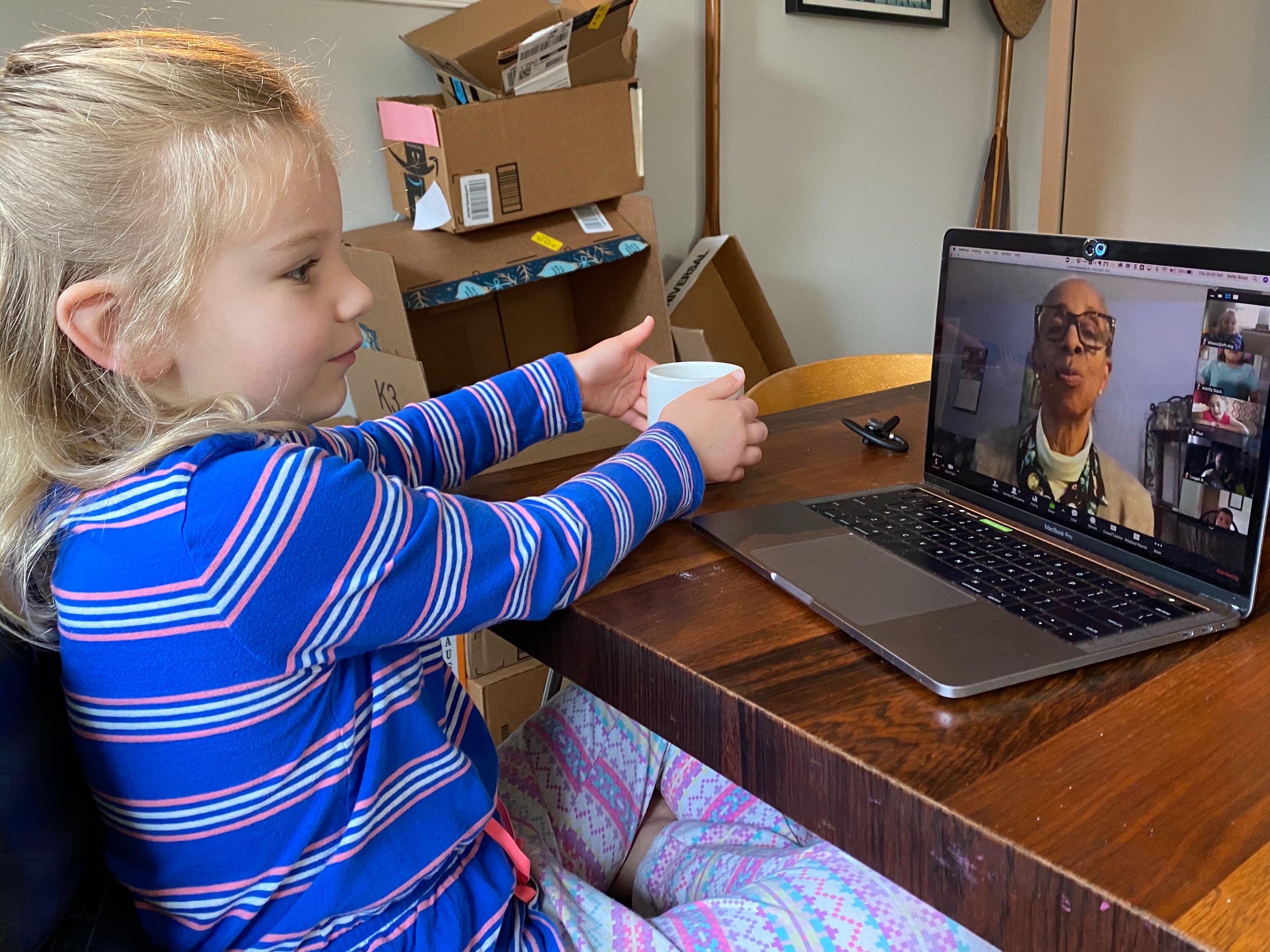 Lessons Learned with A First Grader in A Zoom Classroom