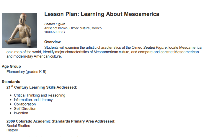 Learning About Mesoamerica