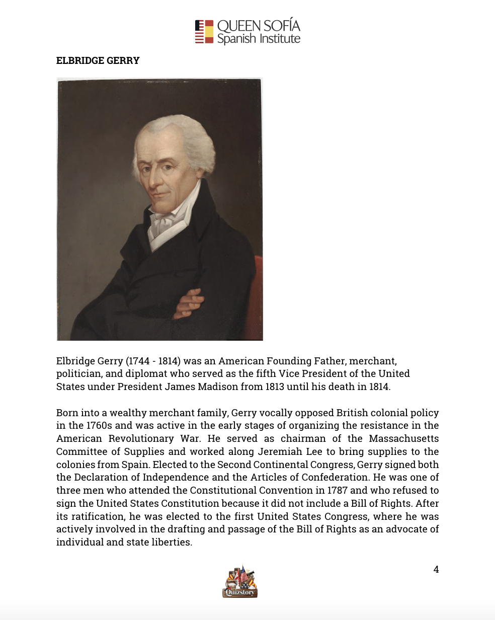  App: Quizstory: Spanish Friendship - Biographies