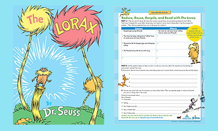Environmental Literacy and Education Lesson: Reduce, Reuse, Recycle, and Read with The Lorax