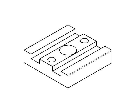 Machining Project Blueprint Modular Clamp Plate