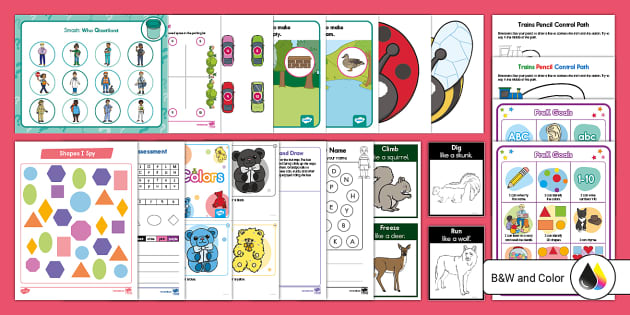 Prekindergarten Activity Pack