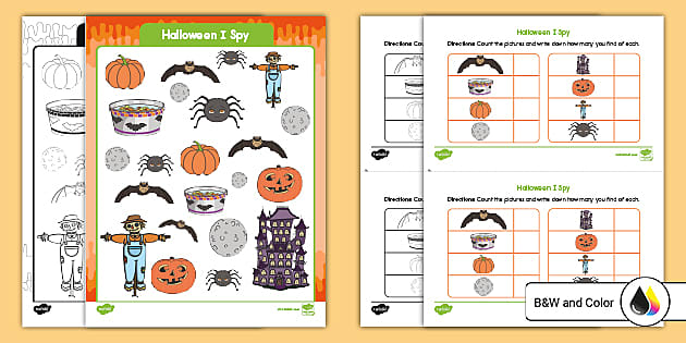 Halloween I Spy Activity