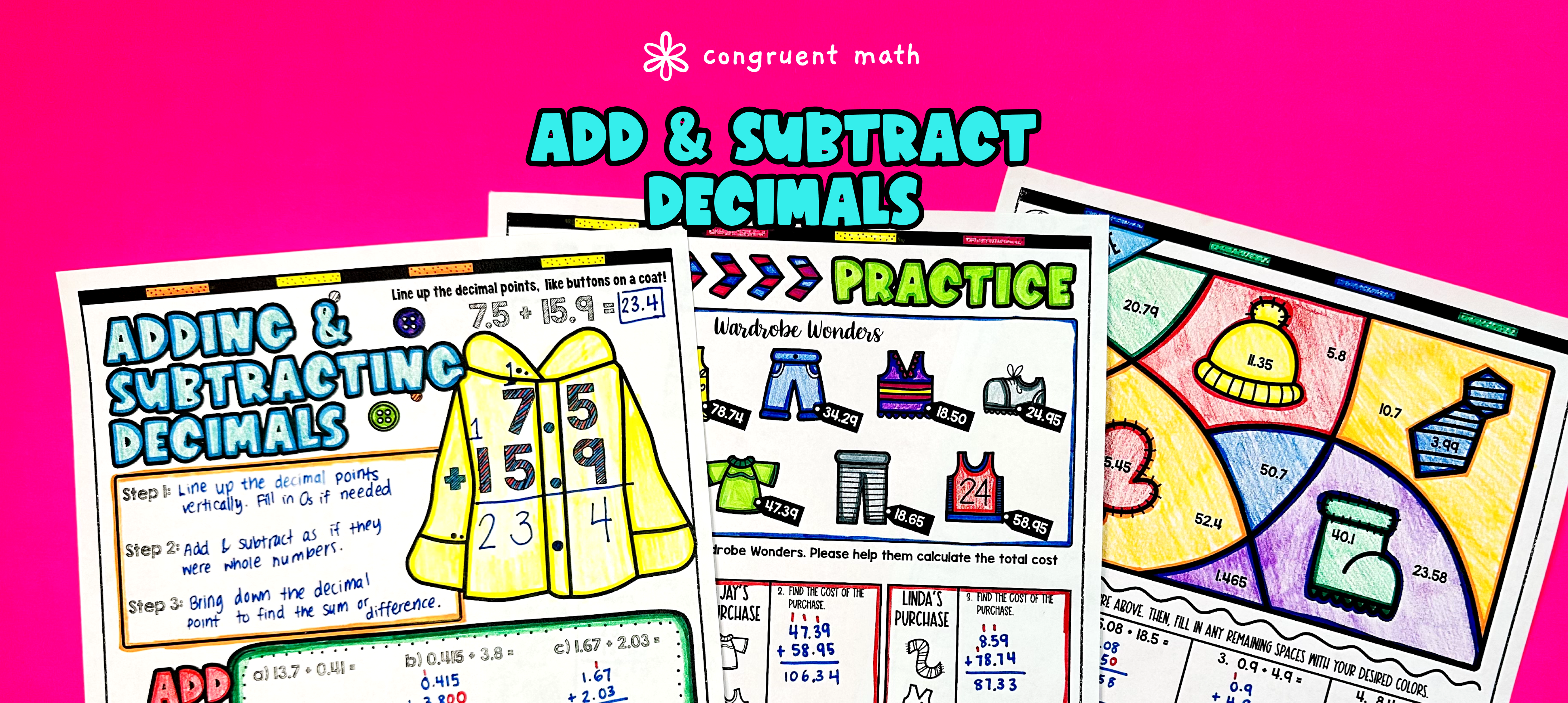 Adding and Subtracting Decimals Lesson Plan