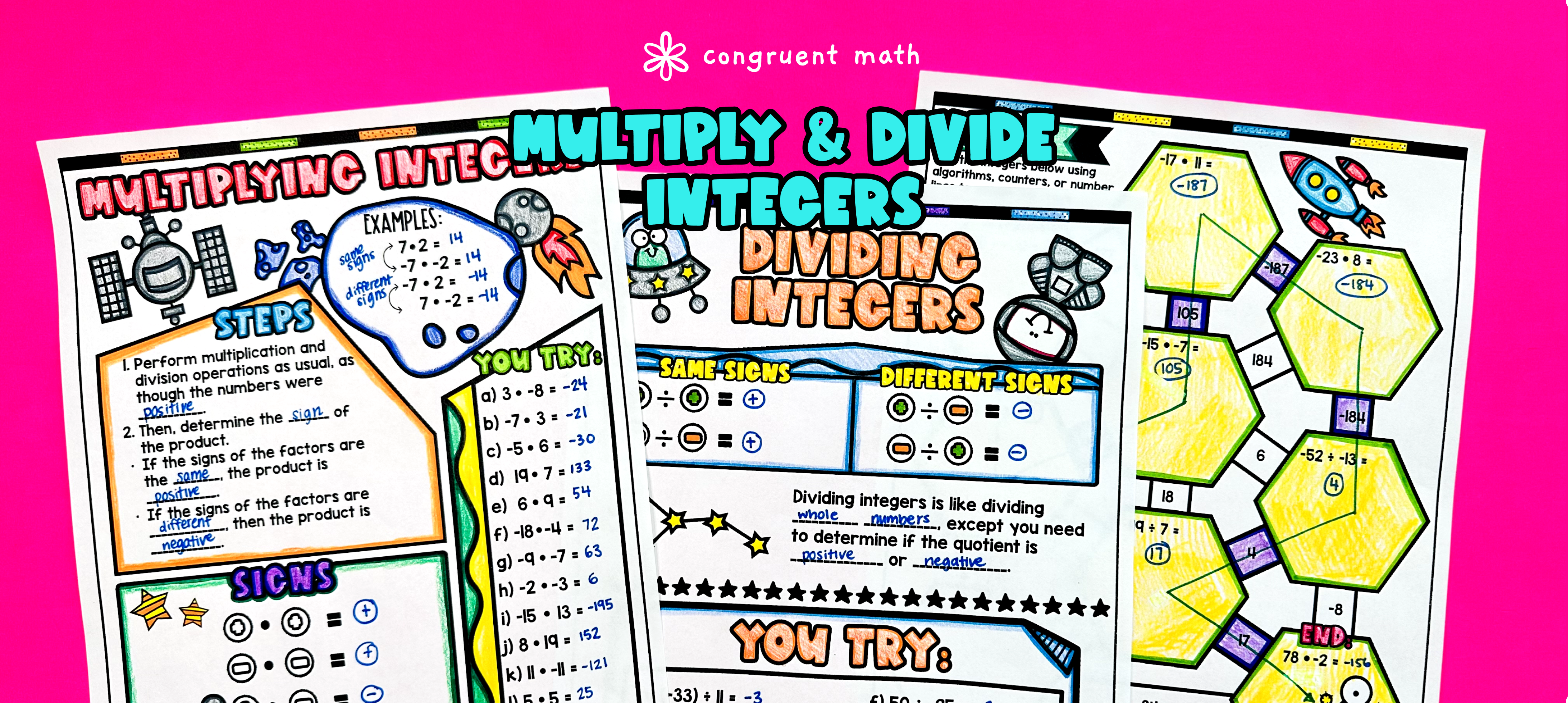 Multiplying and Dividing Integers