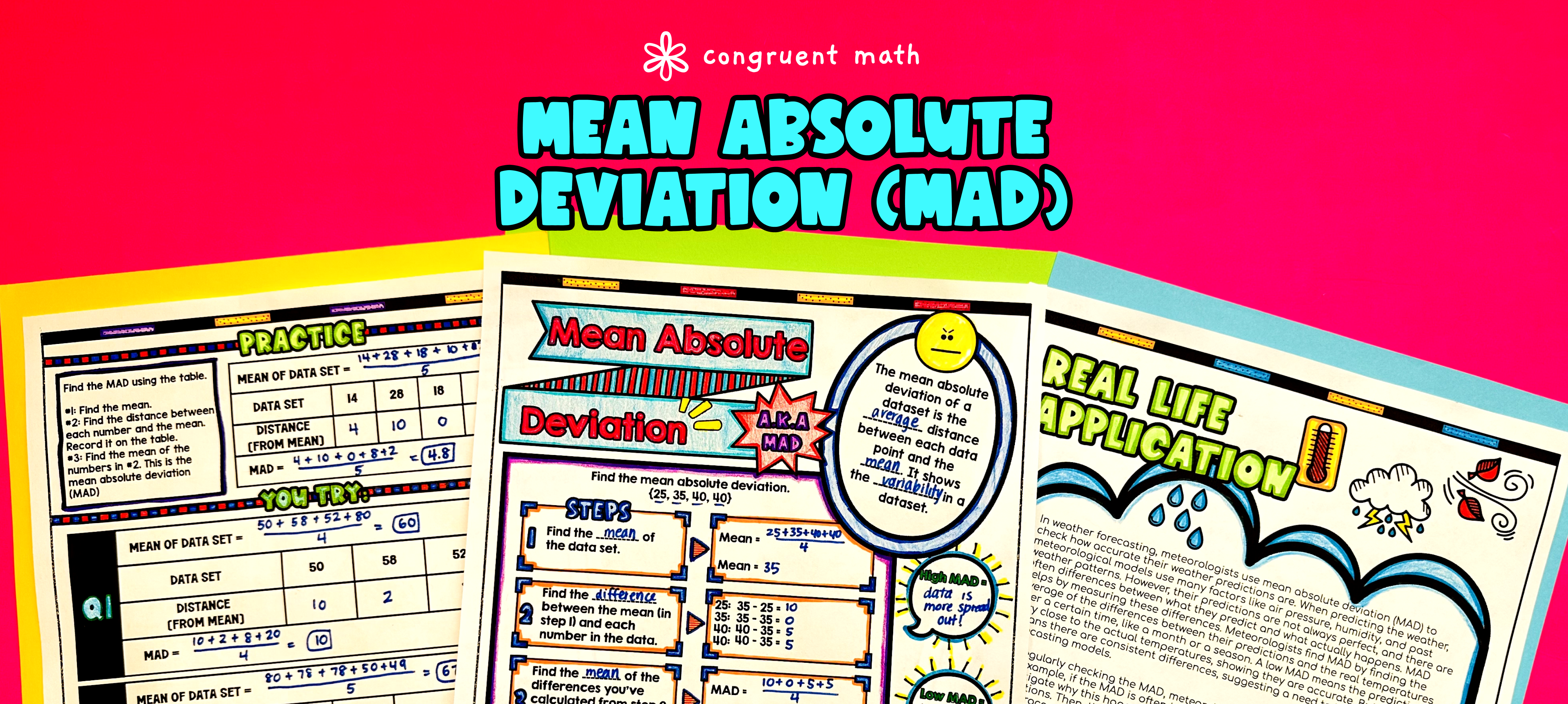 Mean Absolute Deviation Lesson Plan