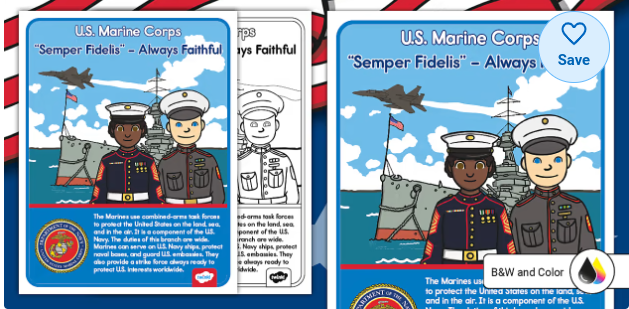 The United States Marine Corps Poster