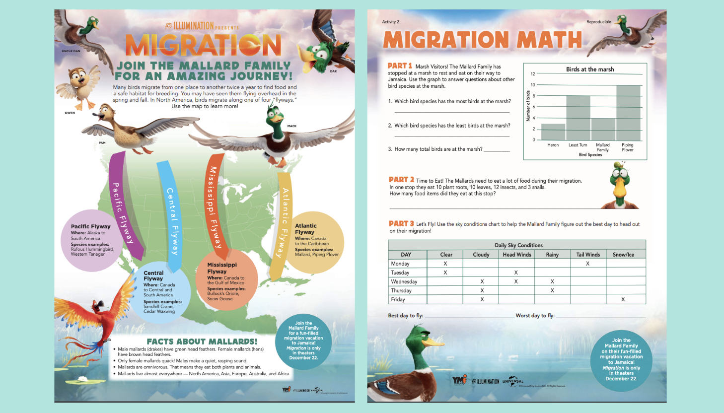 Students take flight on a Learning Adventure with “Migration” - A STEM Program for Elementary Students!