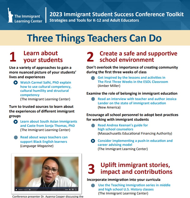 Immigrant Student Success: Three Things Teachers Can Do (2024)