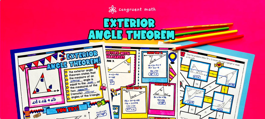 Exterior Angle Theorem Lesson Plan