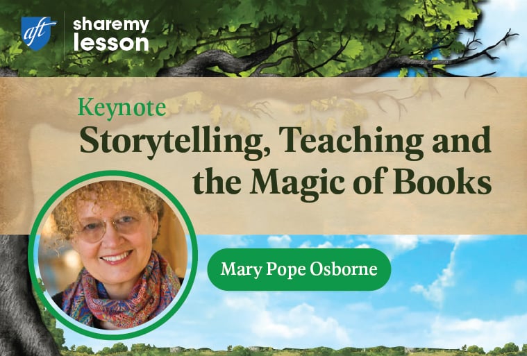 Keynote: Mary Pope Osborne on Storytelling, Teaching, and the Magic of Books