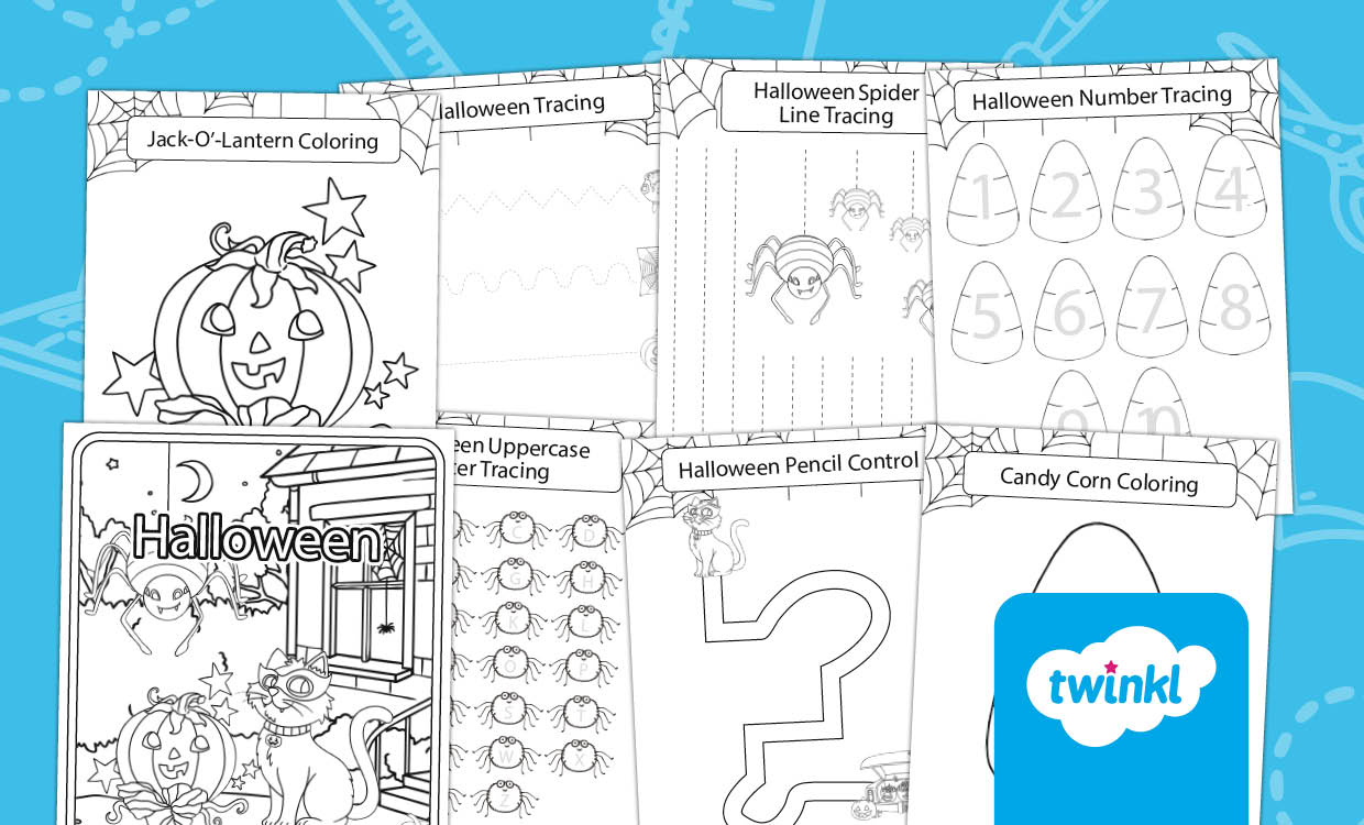 Halloween Busy Book for Early Childhood