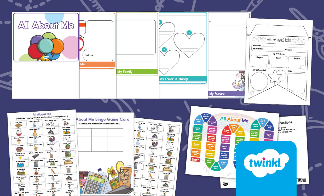 All About me for K-2nd Grade