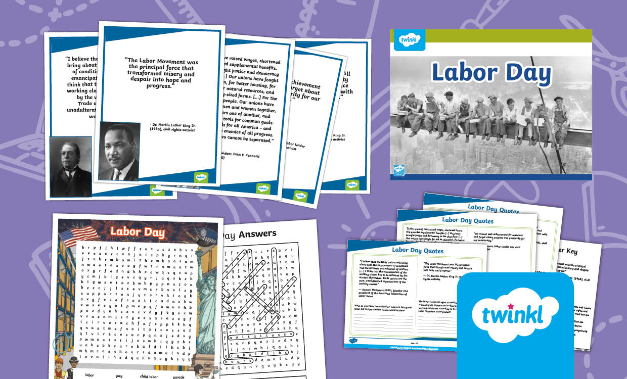 Labor Day Lesson for 6th-8th Grade