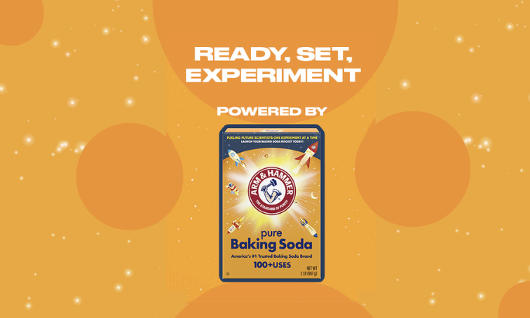 Ready, Set, Experiment: STEAM Activities Powered by  ARM & HAMMER™ Baking Soda!