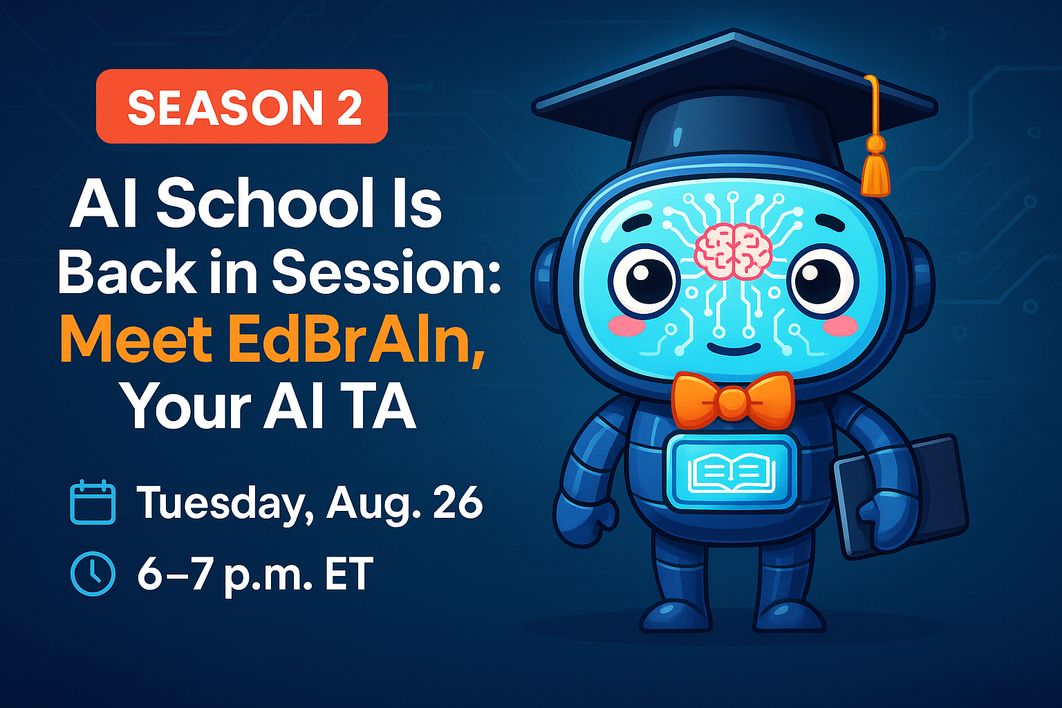 AI School is Back in Session: Meet EdBrAIn, Your New AI TA