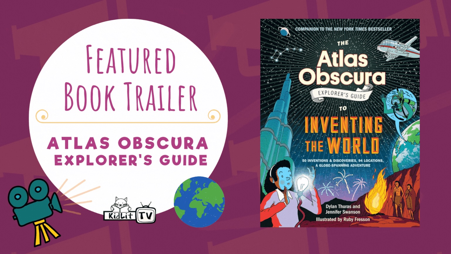 Featured Book Trailer! ATLAS OBSCURA EXPLORER’S GUIDE