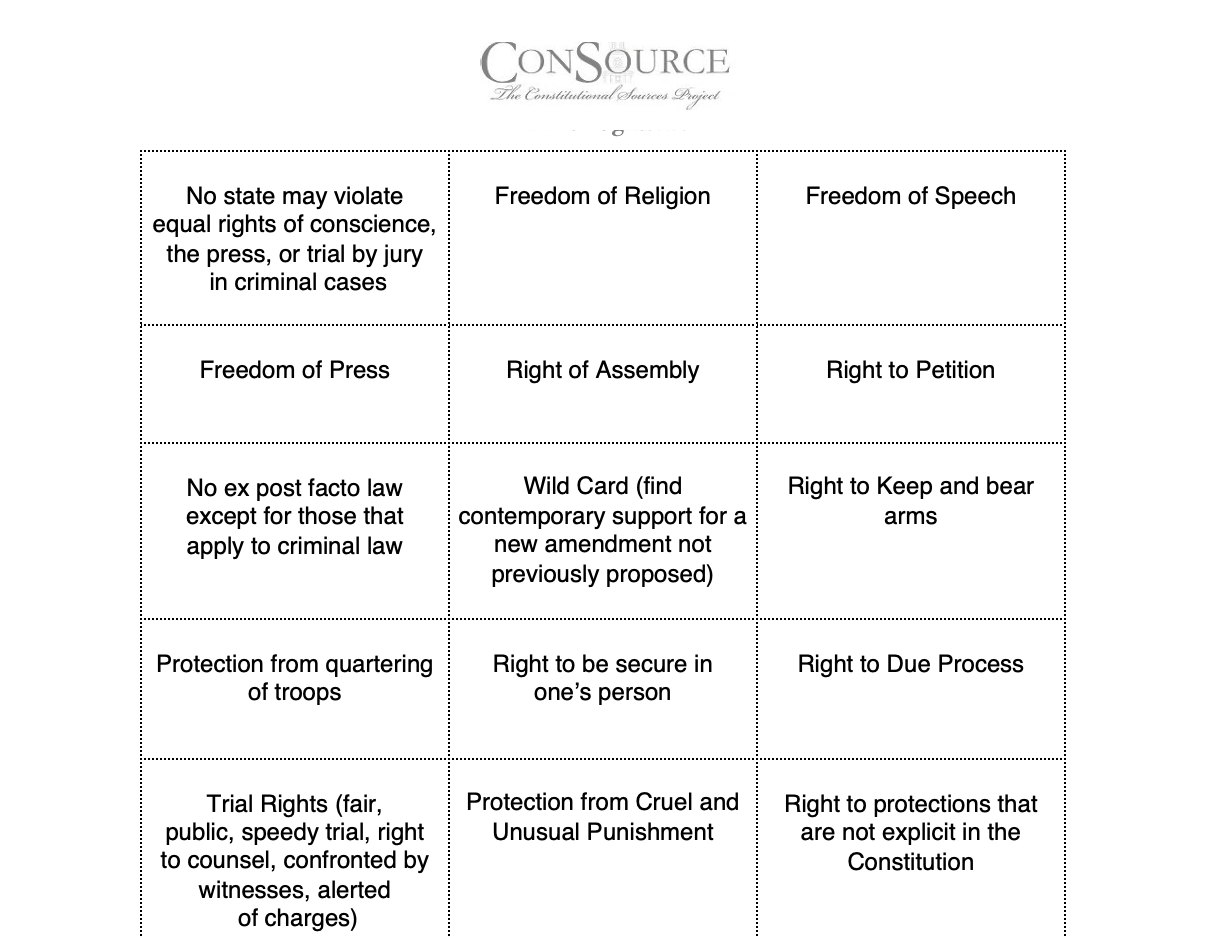 The Bill of Rights 2.0