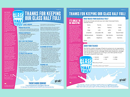 Glass Half Full -- an activity to promote positivity and gratitude