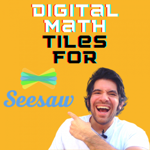 REMOTE LEARNING MATH CENTERS || Digital Math Tiles || SEESAW activities