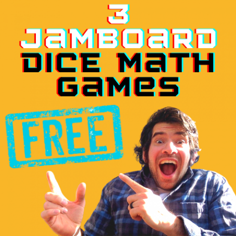 3 FREE MATH JAMBOARD GAMES WITH DICE