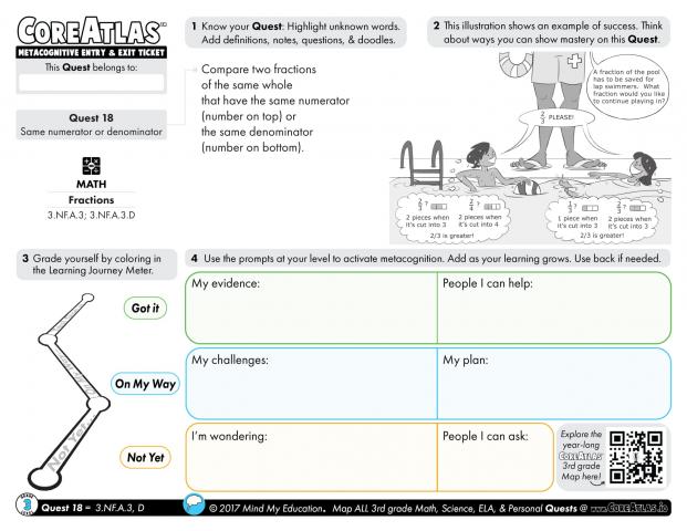 CoreAtlas Entry/Exit Ticket: Same numerator or denominator (3rd grade)