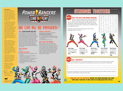 We Can All Be Rangers!: Reinforce Teamwork, Cooperation, and Inclusion in Classrooms with POWER RANGERS!