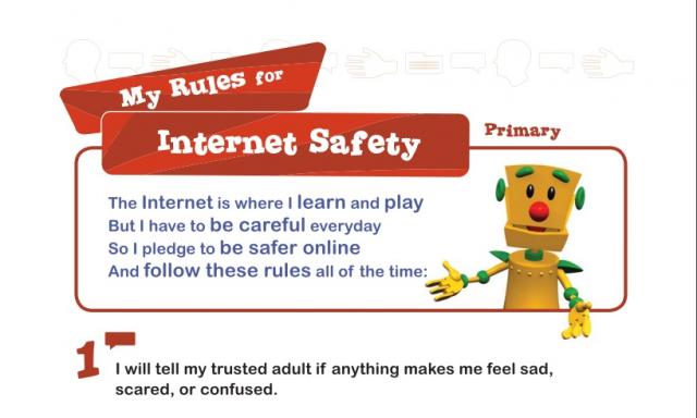 Primary Internet Safety Pledge