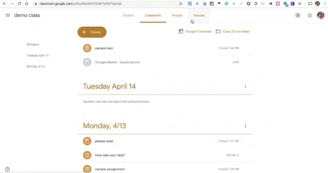 Managing Grades on Google Classroom - Tutorial