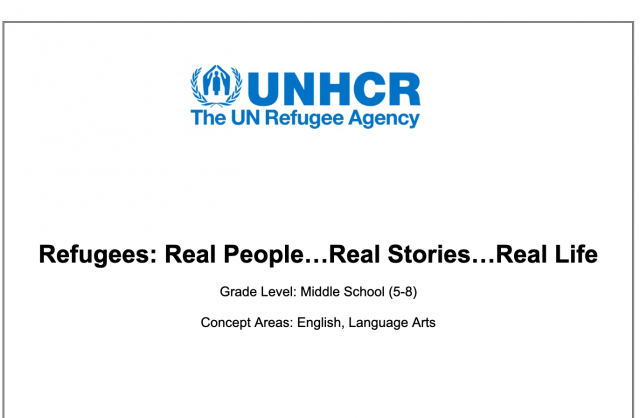 UNHCR Middle School Lesson Plans & Handouts