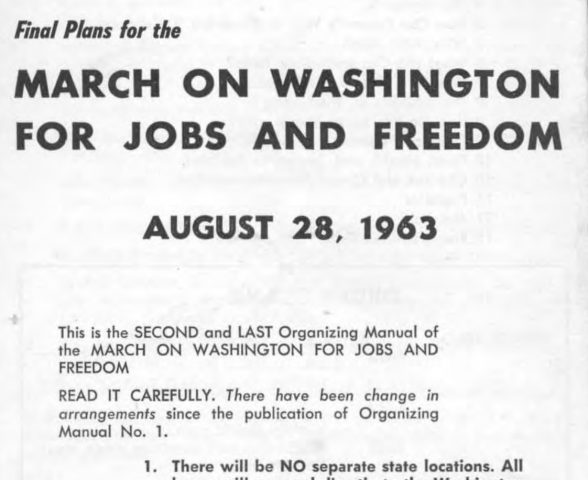 March on Washington: A Time for Change