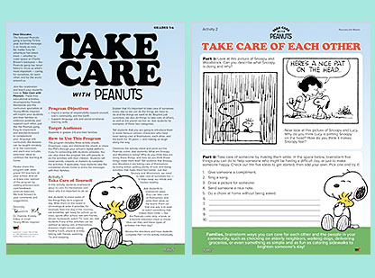 Take Care with Peanuts — Caring for Ourselves, Each Other and the World Around Us 