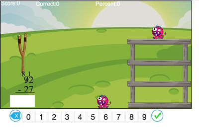 Double digit subtraction