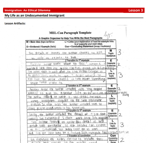 Immigration: An Ethical Dilemma - Lesson 3